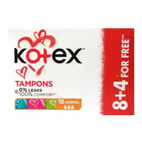 Тампони Kotex Normal, 12 шт.